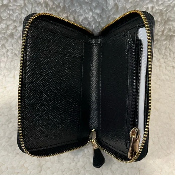 COACH JAMIE CAMERA CROSSBODY BAG WITH MATCHING WALLET BLACK LEATHER NWT! - Picture 8 of 9